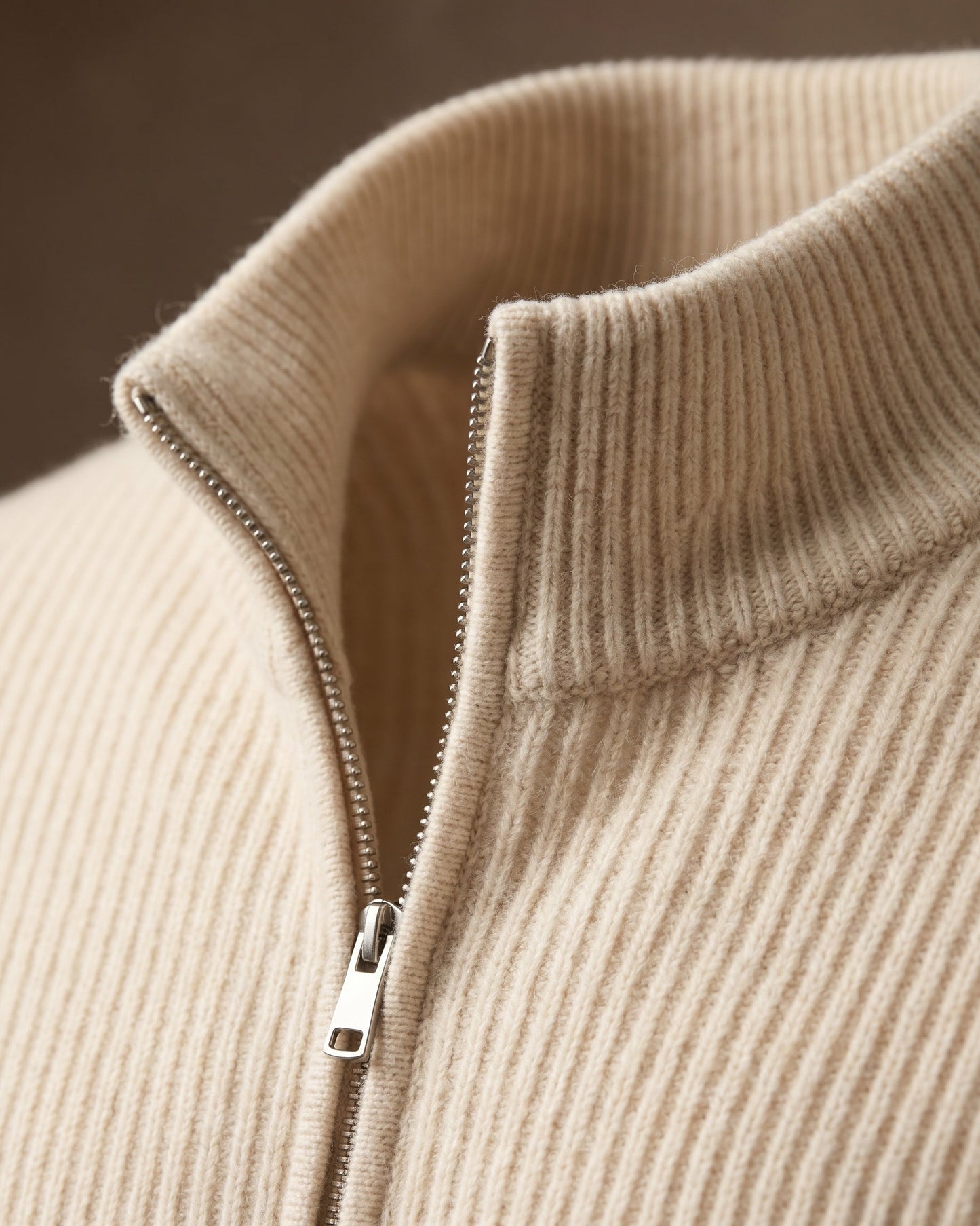 Angelo Cashmere Zip Cardigan
