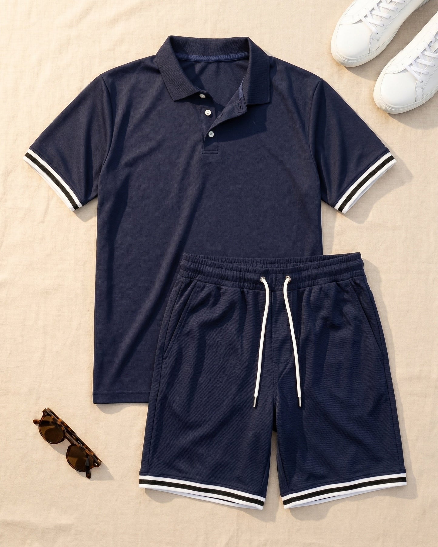 Nestor Polo and Shorts Set